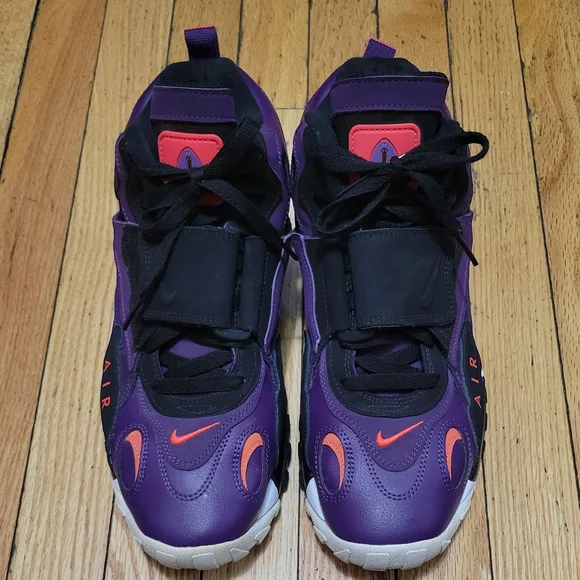 Nike Air Max Tempo USA Men's Size 10.5 Basketball Shoes Purple/Red - Picture 2 of 7